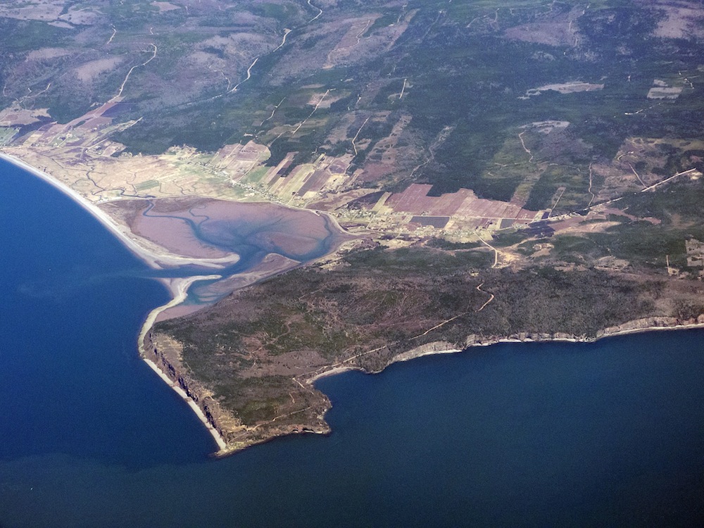 Aerial View of Advocate Harbour & Cape d'Or