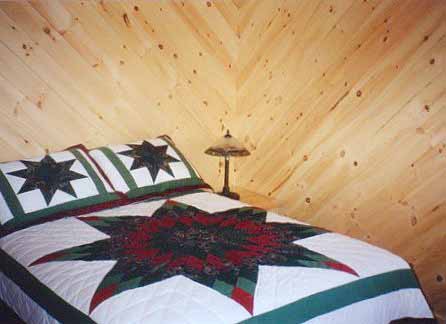 Bed at Reids Tourist Home accommodations near Cape Chignecto